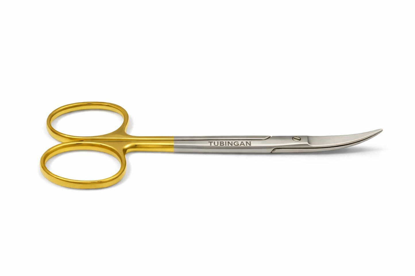 Tubingan Gold Plated Iris Delicate Curved 11.5cm Scissor
