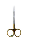 Tubingen Pro Gum Scissor Gold Plated iris Straight 11.5cm