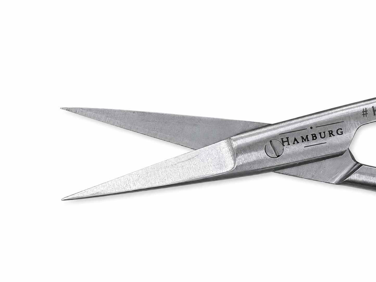 Hamburg Gum Scissors Gold Plated Iris Straight 11.5 cm