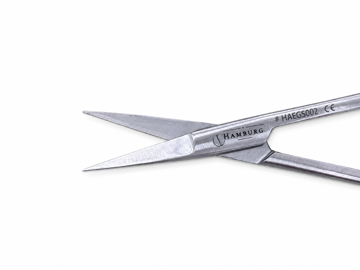 Hamburg Gum Scissors Gold Plated Iris Straight 11.5 cm
