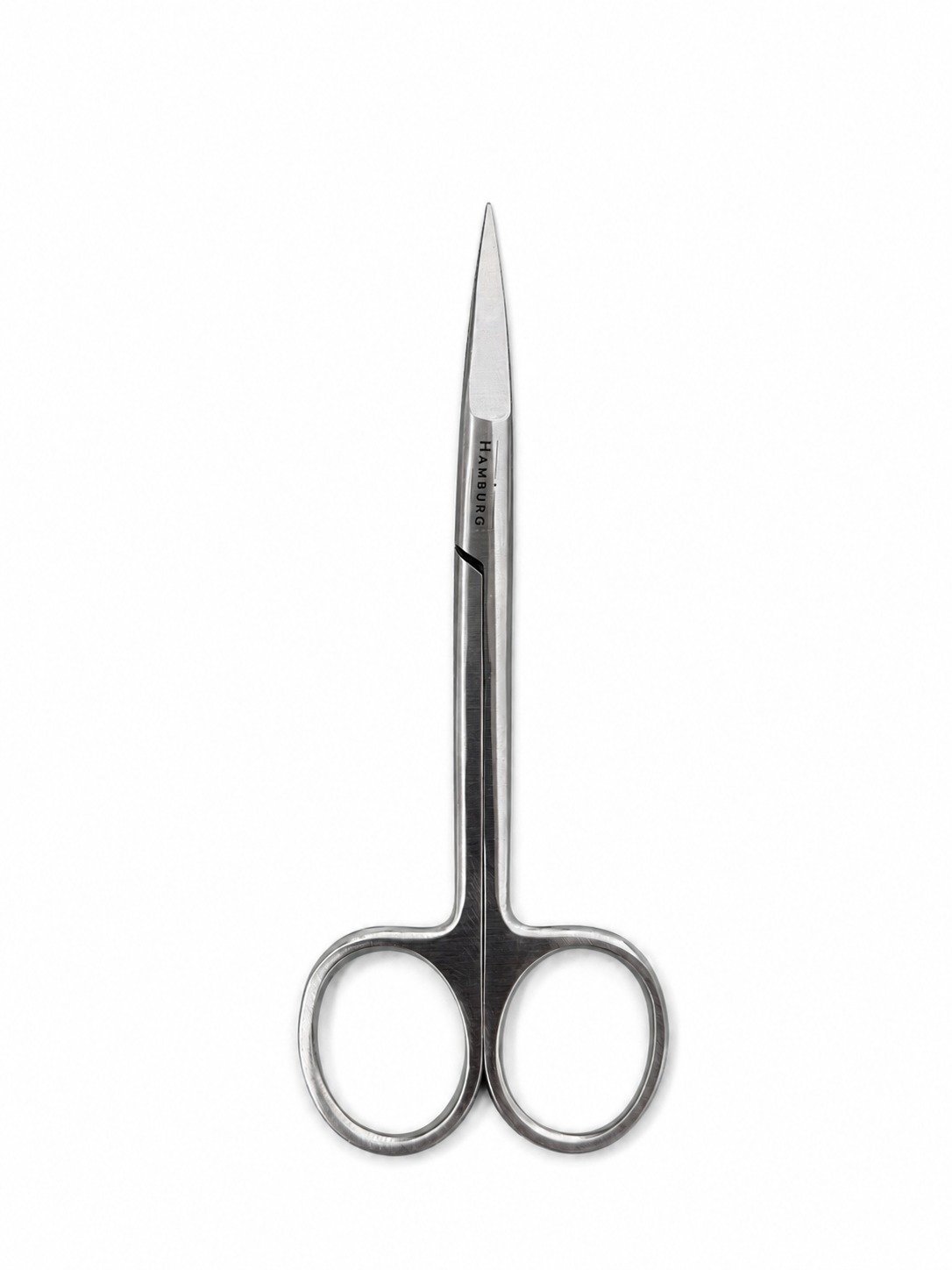 Hamburg Gum Scissors Gold Plated Iris Delicate Straight 11.5 cm