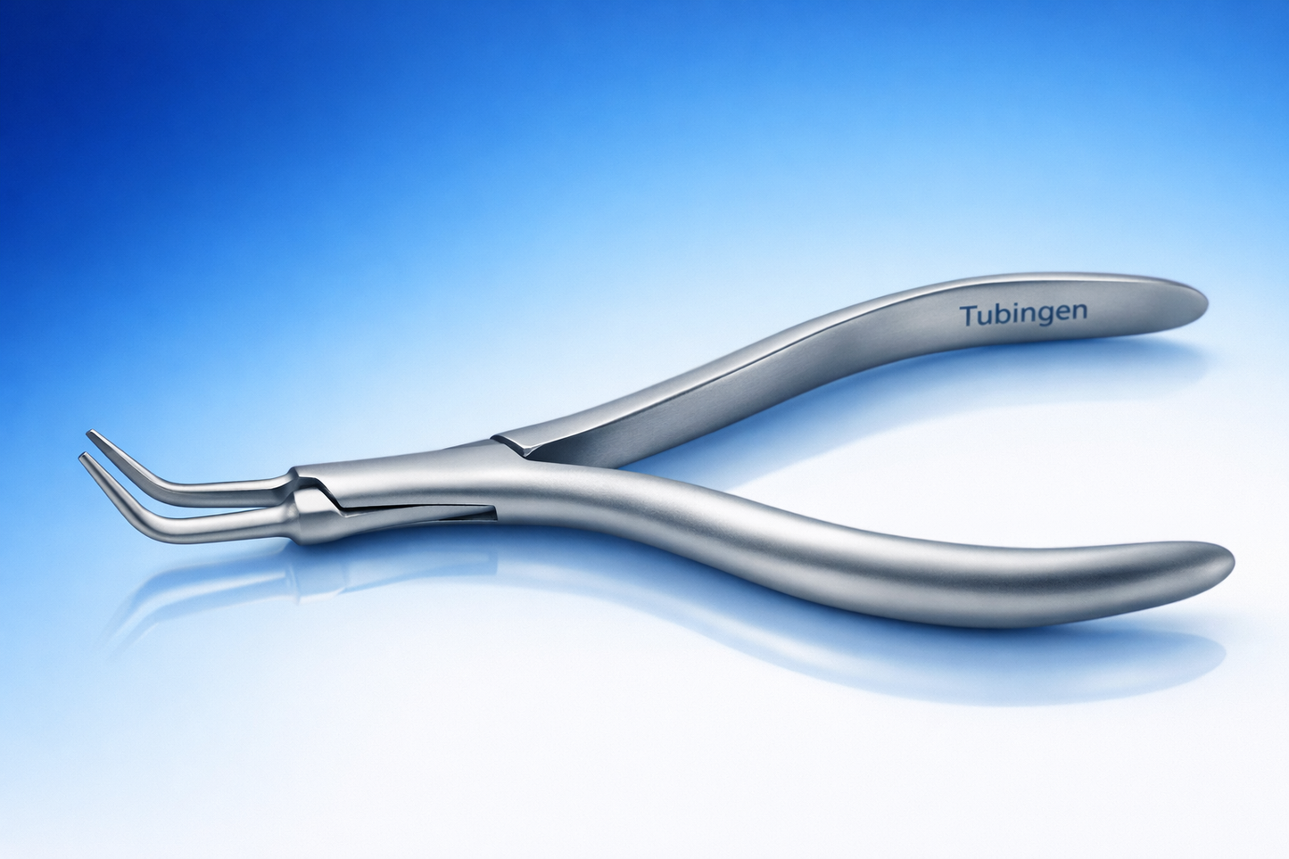 Tubingen Plier for removing broken broaches -Curved