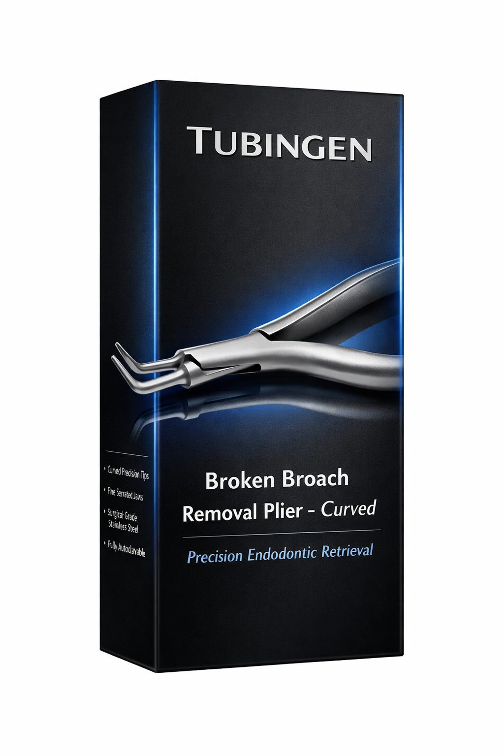 Tubingen Plier for removing broken broaches -Curved