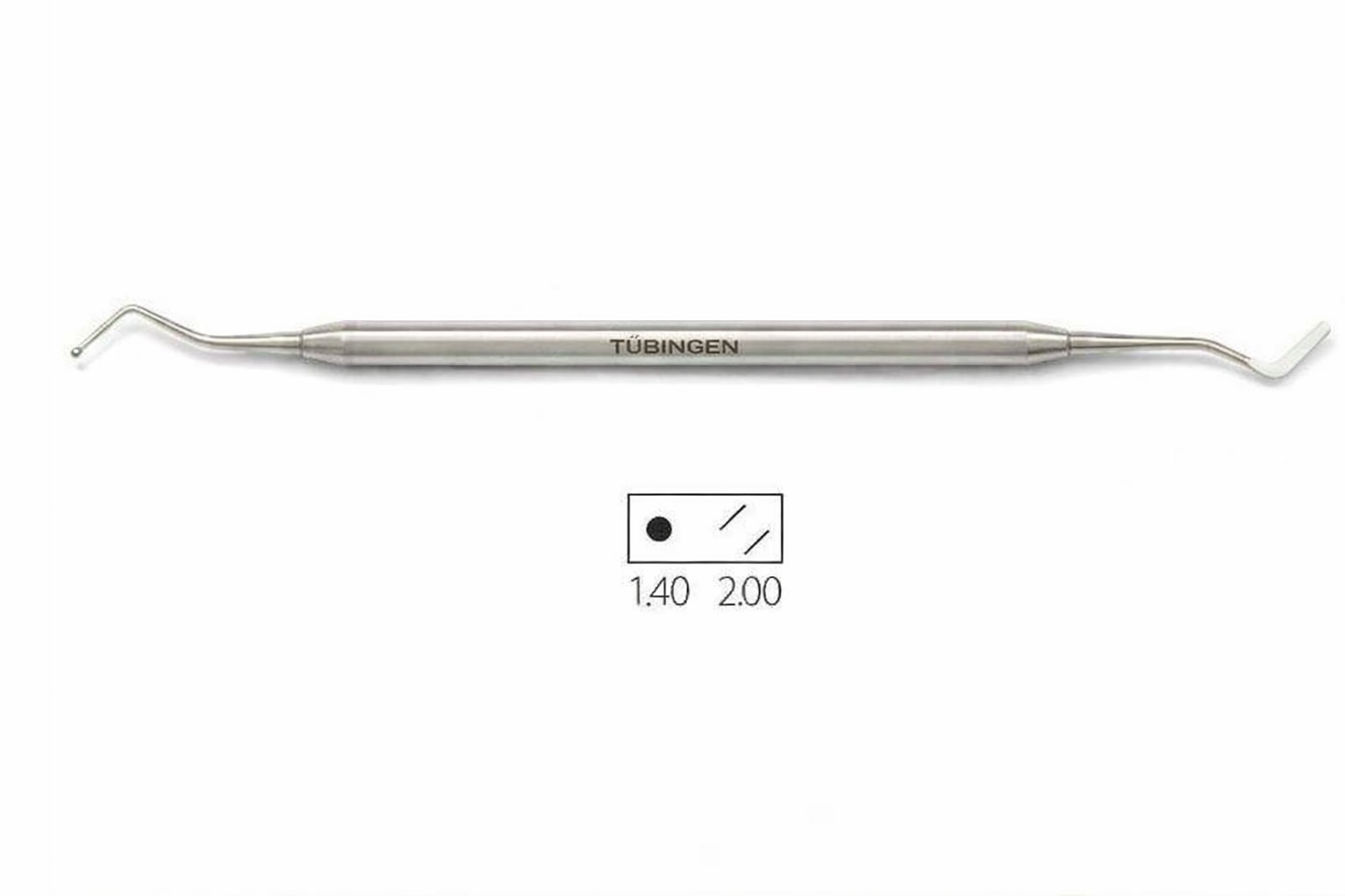 Tubingan Flat Plastic 1.40 round end -2.00mm flat