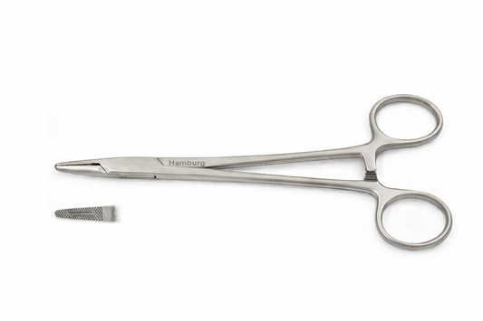 Hamburg Needle Holder Mayo - Hegar 16cm Straight