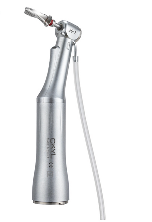 Dental Fibre Optic Implant Reduction 20:1 Contra-Angle Handpiece – Detachable