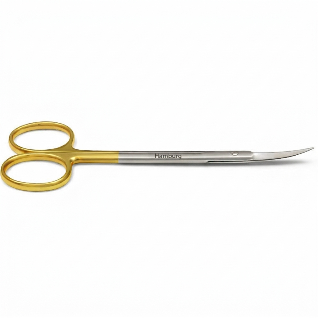 Hamburg Gum Scissors Joseph Curved Sharp 14 cm