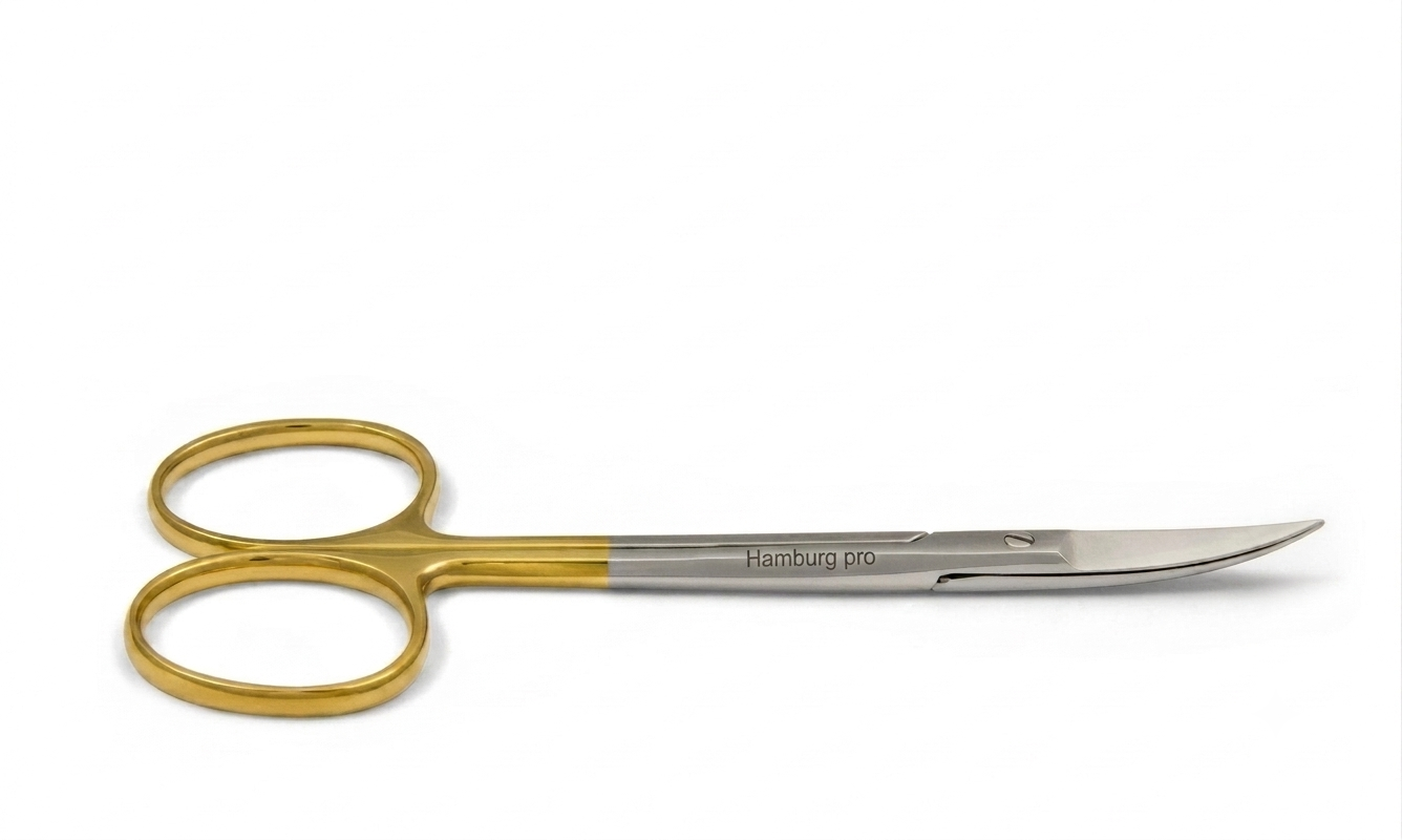 Hamburg Pro Gold Plated Iris Curved 11.5cm