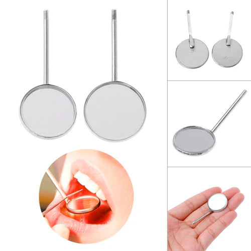 Waldent Mouth Mirror Tops Plain No. 5 Pk/12 (K13/3)